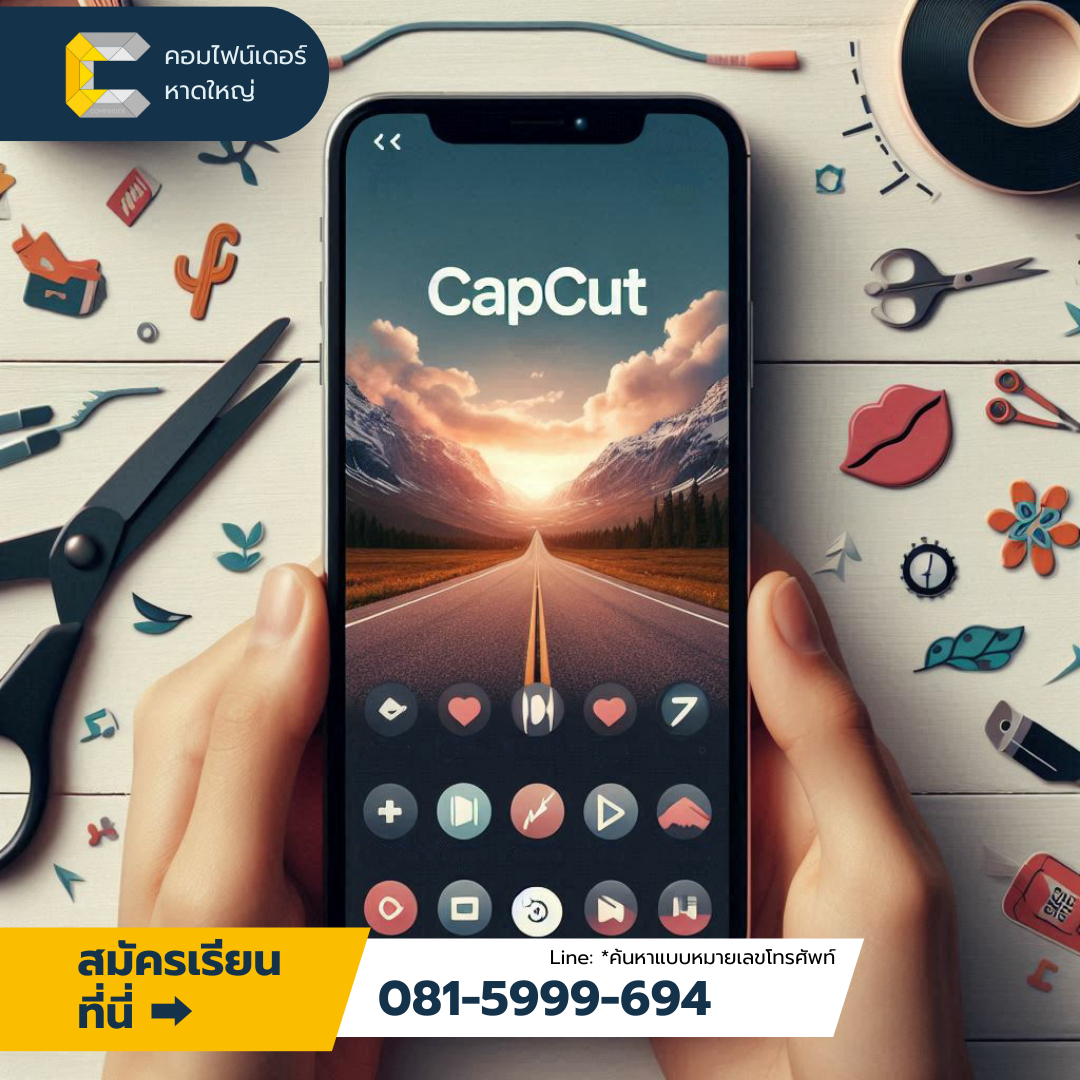 ตัดต่อวีดีโอด้วย Capcut สำหรับสร้างสื่อสร้างสรรค์